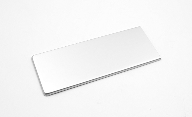 Торцевая заглушка 49х118 мм на зажимной алюминиевый профиль k601-12  Торцевая заглушка 49х118 мм на зажимной алюминиевый профиль k601-12