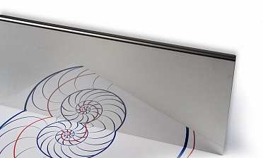 Накладка на профиль 601 (тыльная/лицевая), AISI 304 полированная k601-10  купить в Казани Накладка на профиль 601 (тыльная/лицевая), AISI 304 полированная k601-10  купить в Казани