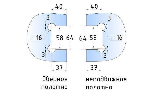Петля для душевой кабины стекло-стекло 90° 90х55 мм латунь-хром, полированная t304 PC 4 Петля для душевой кабины стекло-стекло 90° 90х55 мм латунь-хром, полированная t304 PC 4