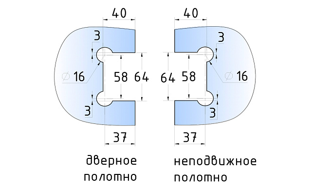 Петля для душевой кабины стекло-стекло 90° 90х55 мм полированный  t304 PSS 4 Петля для душевой кабины стекло-стекло 90° 90х55 мм полированный  t304 PSS 4